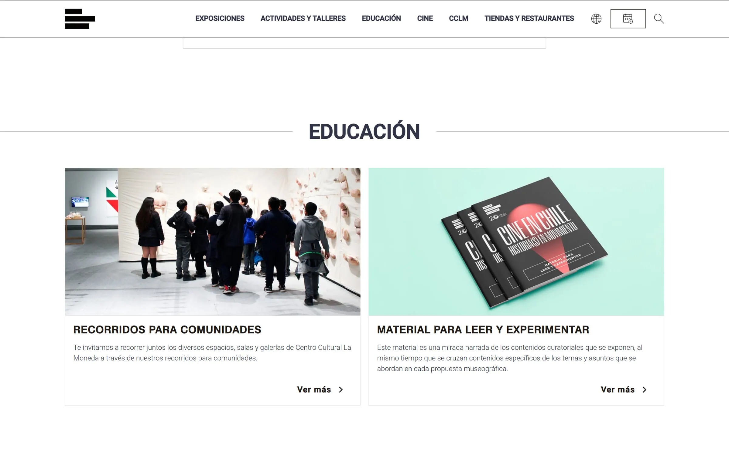 Sección de educación